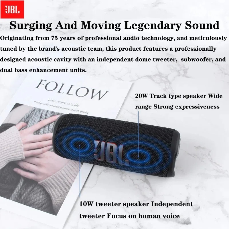 Enceinte sans fil JBL Flip 6 p - Jbl Speaker Flip 6 avis et prix